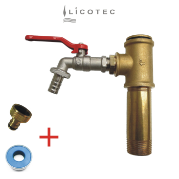 LICOTEC SET Anschluss-Set (1" / GARDENA kompatibel 1/2" / Gartenpumpe / Hauswasserwerk)