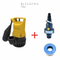 Preview: JUNG PUMPEN KIT "U3 KS / R 32" sump pump with connection kit check valve (4m cable / float switch)