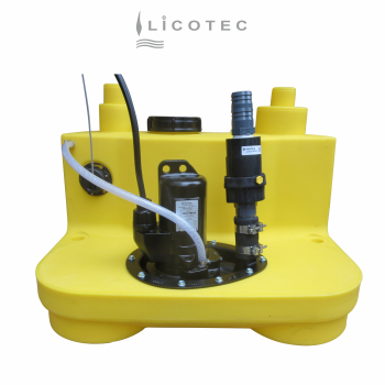 Preview: JUNG PUMPEN "compli 520/2 M (MultiCut 20)" sewage lifting station (400 V / cutting system)