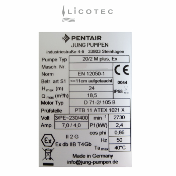 JUNG PUMPEN KIT single pumpstation pressure drainage "PKS-B 800 / MultiCut 20/2 M plus EX / HighLogo" (complete / WITH tank) - Kopie