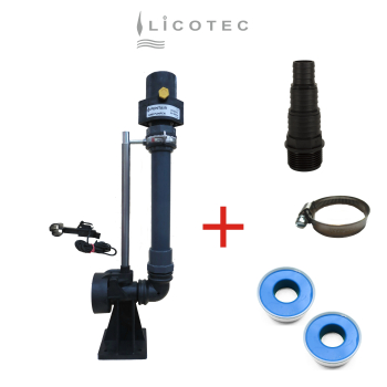 Preview: JUNG PUMPEN KIT "U6K ES / GR 32 / R 32" drainage pump with guide rail system check valve (4m cable / float switch)