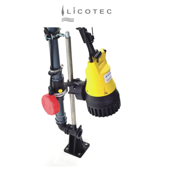 JUNG PUMPEN KIT "U6K ES / GR 32 / R 32" drainage pump with guide rail system check valve (4m cable / float switch)