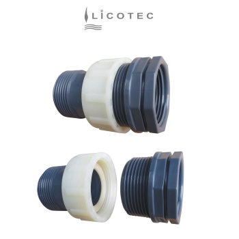 BUCCHI PP pump screw connection (1 1/4" female male / JUNG PUMPEN U3 U5 U6)