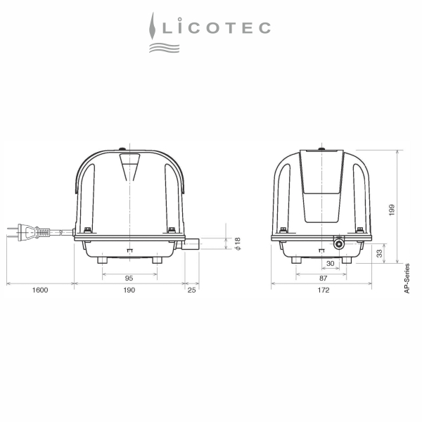 YASUNAGA / THOMAS / GARDNER DENVER "AP-100" Membran-Kompressor