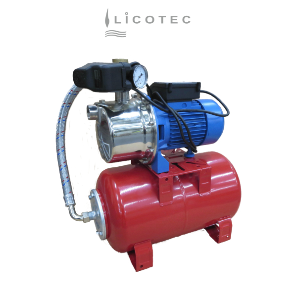 AVAG "INOX ACM 100 / 20" booster set (1,2m cable / pump stainless steel / 20 L vessel painted)