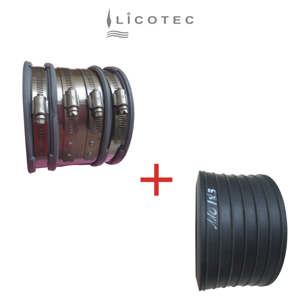 LICOTEC KIT "DA 80" pressure connection SML 80 to DN 100 (JUNG PUMPEN compli 300)