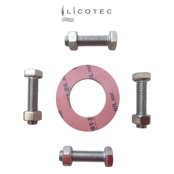 JUNG PUMPEN SPARE sealing set with nuts (DN 32 /  pressure pipe/flange / MultiCut)