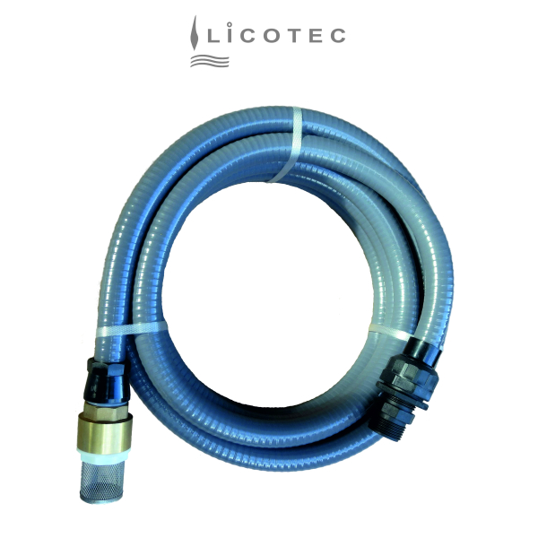 LICOTEC KIT suction hose (1" female male / 7m / garden pump / booster set)