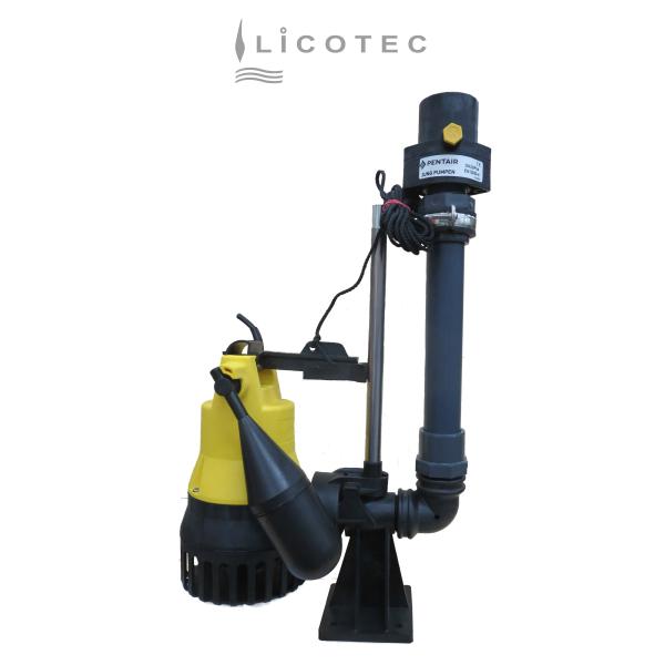 JUNG PUMPEN KIT "U6K ES / GR 32 / R 32" drainage pump with guide rail system check valve (4m cable / float switch)