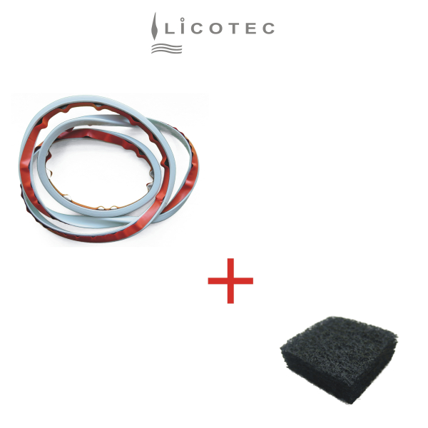 JUNG PUMPEN SPARE-OLD KIT filter activated carbon with cover sealing (Hebefix)
