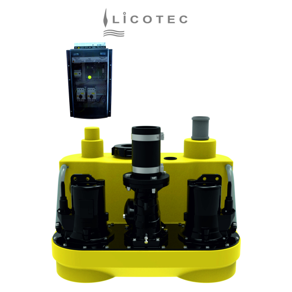 JUNG PUMPEN "compli 1010/4 BWE" duplex sewage lifting station (230 V)