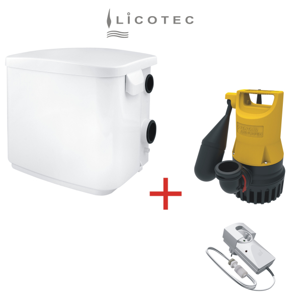 JUNG PUMPEN KIT "Hebefix / U3 KS / SHT 226" dirt water lifting station with washing machine stop