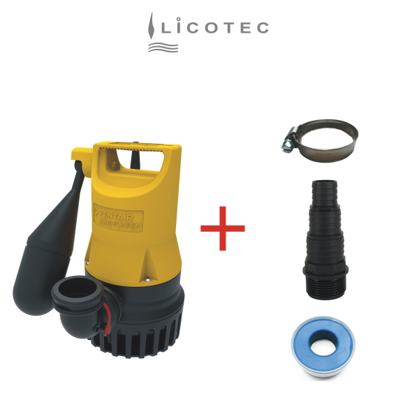 JUNG PUMPEN KIT "U3 KS" sump pump with hose connector (4m cable / hose 38 32 25mm / float switch)
