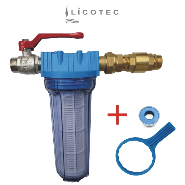 LICOTEC KIT pre-filter set (1" / filter 9 3/4" / booster set)