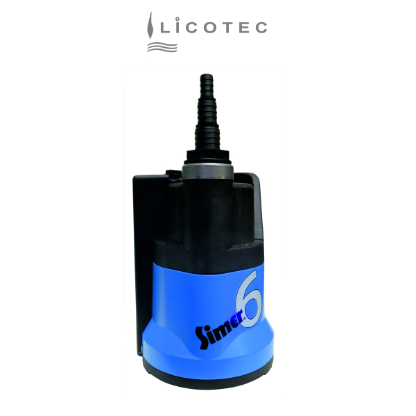 JUNG PUMPEN SET "Simer 6S" Flachsaugpumpe (10m Leitung / MIT Steuerung / Schlauch 5m)