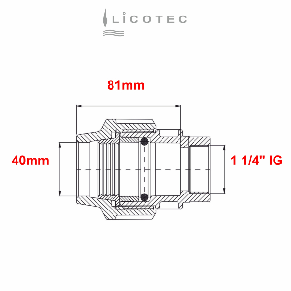 1989 unidelta verschraubung 1 14 40