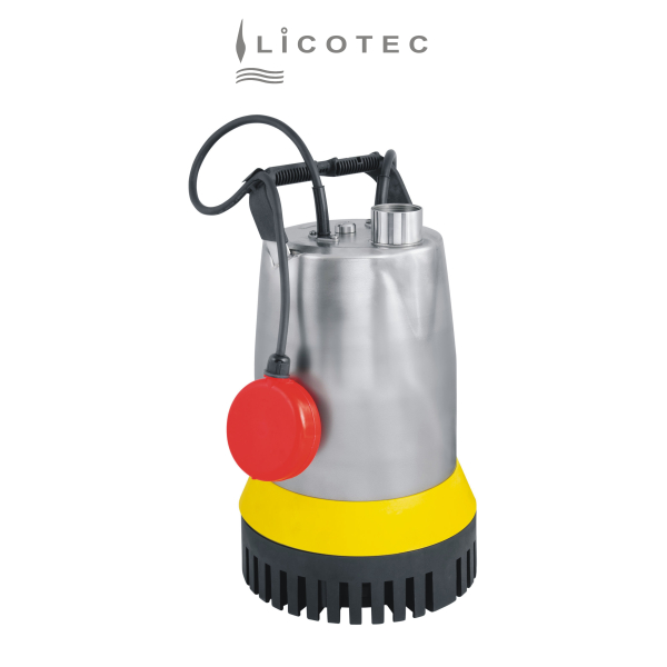 JUNG PUMPEN "MultiDrain UV 310-1S" Drainagepumpe Edelstahl (10m Leitung / Schwimmer)