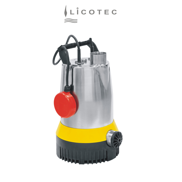 JUNG PUMPEN "MultiDrain UV 620-1S" Drainagepumpe Edelstahl (10m Leitung / Schwimmer)